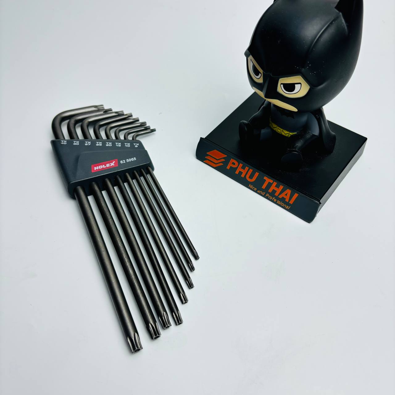 BỘ LỤC GIÁC HOA THỊ HOLEX CÓ LỖ TX9-TX40 625065 8 BỘ LỤC GIÁC HOA THỊ HOLEX CÓ LỖ TX9-TX40 625065 8